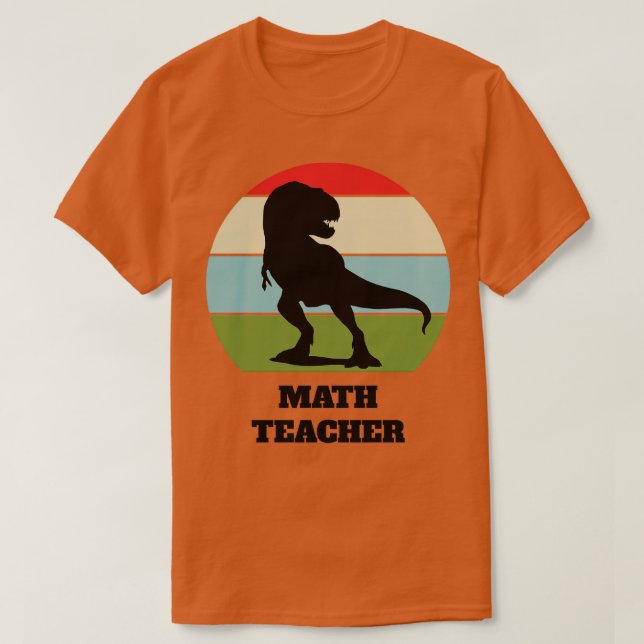 Camiseta Maestra Dinosaurio (Diseño del anverso)