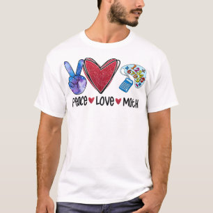 Camiseta Maestra divertida de Peace Love Math