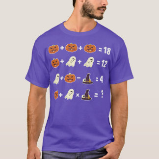 Camiseta Maestra divertida ecuación de matemáticas Lazy Hal