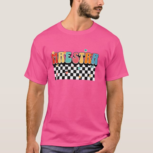 Camiseta Maestra divertida profesora de español (Anverso)