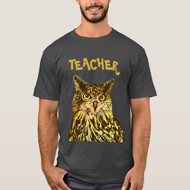 Camiseta Maestra, Eagle owl T-Shirt (Anverso)