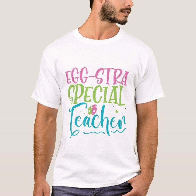 Camiseta Maestra Eggstra Especial - Pascua (Anverso)