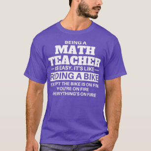 Camiseta Maestra En Bicicleta