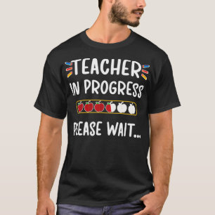 Camiseta Maestra En Curso Por Favor Esperar Al Futuro Profe