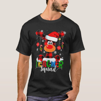 Camiseta Maestra Escuadrón de Navidades de profesores diver