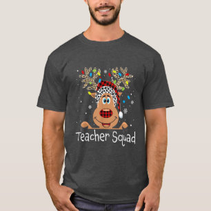 Camiseta Maestra Escuadrón de Navidades de profesores diver