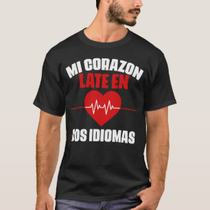 Camiseta Maestra Española de Mi Corazón Bilingüe