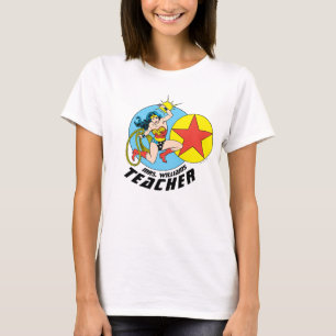 Camiseta Maestra Estrella Roja Mujer Maravilla