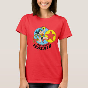 Camiseta Maestra Estrella Roja Mujer Maravilla
