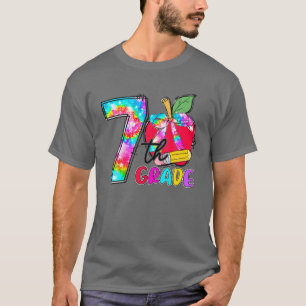 Camiseta Maestra Estudiante De 7º Grado De Apple De Tye De