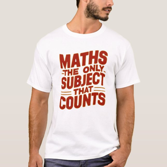 Camiseta Maestra, estudiante de matemáticas, grado de cienc (Anverso)