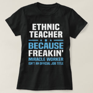 Camiseta Maestra Étnica