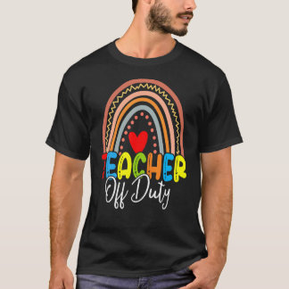 Camiseta Maestra Fuera De Servicio El Último Día Del Verano