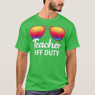 Camiseta Maestra Fuera De Servicio El Último Día Del Verano