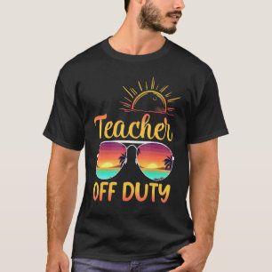 Camiseta Maestra Fuera de servicio Verano gafas de sol play