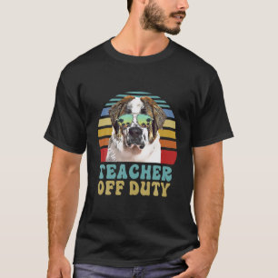 Camiseta Maestra Fuera Del Servicio Gracioso Verano Del Per