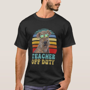 Camiseta Maestra fuera del servicio Lakeland Terrier Dog Su
