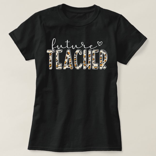 Camiseta Maestra Futura Graduada Estudiante Para Ser (Diseño del anverso)