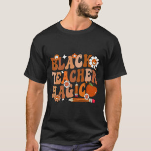 Camiseta Maestra Groovy Maestra negra M en el mes de la his