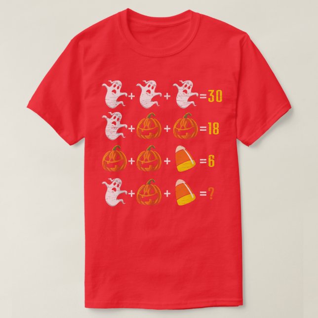 Camiseta Maestra Halloween (Diseño del anverso)
