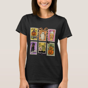 Camiseta Maestra Halloween Shirt Soky Ghost leyendo Hallowe