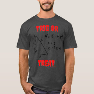 Camiseta Maestra Halloween Trigonometría o Trigonometría