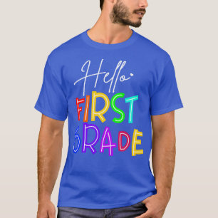 Camiseta Maestra Hola Primer Grado