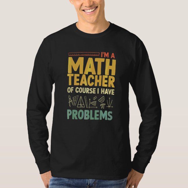 Camiseta Maestra Hombres Mujeres Estadísticas Matemáticas A (Anverso)