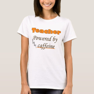 Camiseta Maestra impulsada por la cafeína