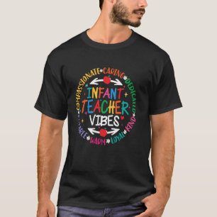 Camiseta Maestra Infantil Vibes Proveedor de Cuidado Diurno