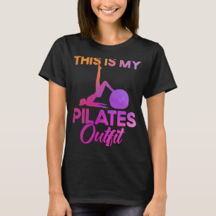 Camiseta Maestra Instructora Pilates Este Es Mi Pilates Fue