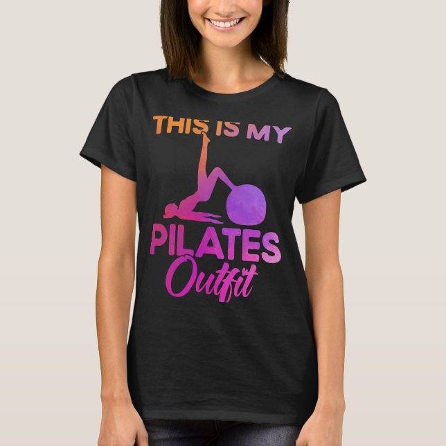 Camiseta Maestra Instructora Pilates Este Es Mi Pilates Fue (Anverso)