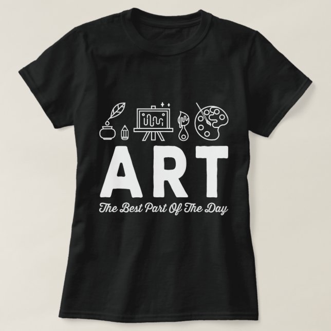 Camiseta Maestra Job Art Amantes del Pintor de Regalo Diseñ (Diseño del anverso)