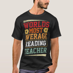 Camiseta Maestra lectora sarcástica más profesor promedio