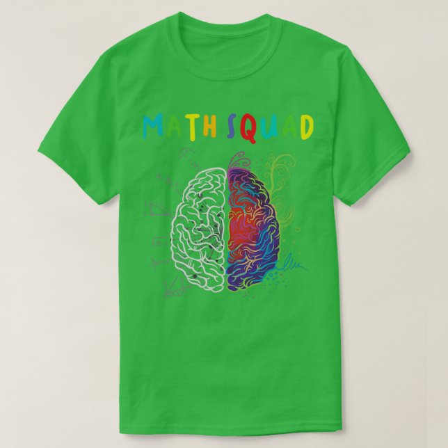 Camiseta Maestra Maestra Escuadrón Artístico y Cerebro Lógi (Diseño del anverso)