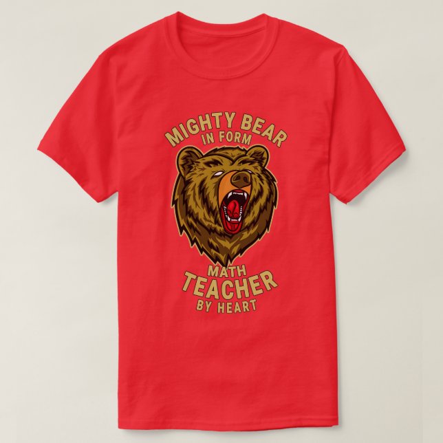 Camiseta Maestra Maestra Mighty Bear Director General D (Diseño del anverso)