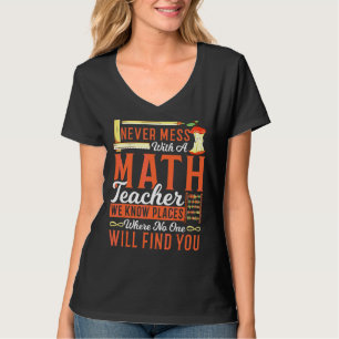 Camiseta Maestra Maestra Nunca Se Mete Con Un Maestra De Ma