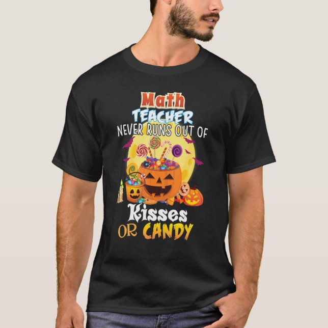 Camiseta Maestra Maestra Nunca Se Quedó Sin Besos O Candy H (Anverso)