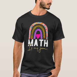 Camiseta Maestra matemática - Matemáticas es mi mermelada P
