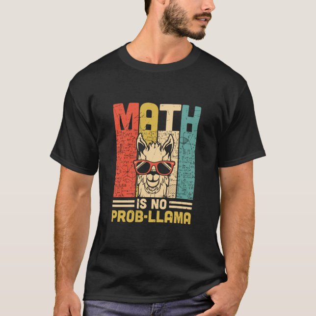 Camiseta Maestra Matemática No Es Problema (Anverso)