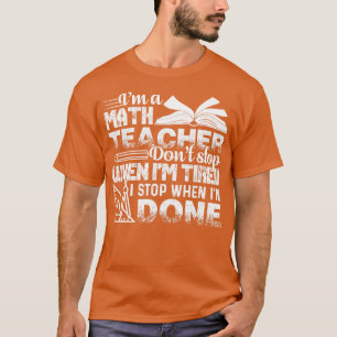 Camiseta Maestra Matemática Soy Maestra De Matemáticas