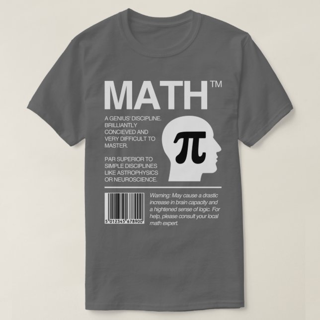 Camiseta Maestra Math Package (Diseño del anverso)