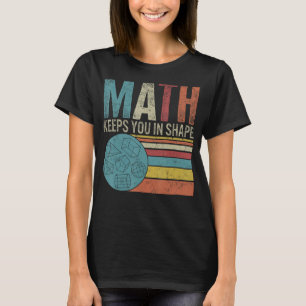 Camiseta Maestra Math te mantiene modelado la geometría de