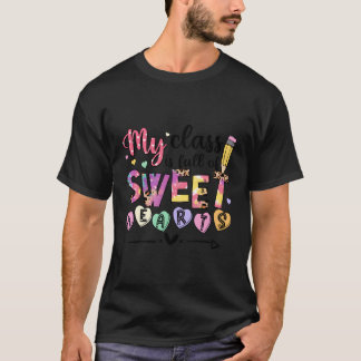 Camiseta Maestra Mi Clase Está Llena De Sweethe