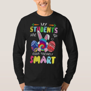 Camiseta Maestra Mis Estudiantes Son Huevos Tremely Smart E
