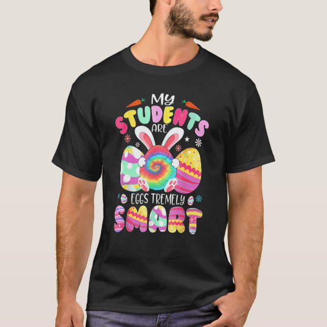Camiseta Maestra Mis Estudiantes Son Huevos Tremely Smart E (Anverso)