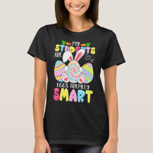 Camiseta Maestra Mis Estudiantes Son Huevos Tremely Smart E