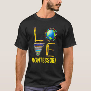 Camiseta Maestra Montessori Ama la Educación Montessori Esp
