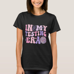 Camiseta Maestra Motivacional Retro del Día de Prueba de la