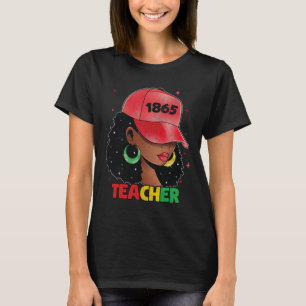 Camiseta Maestra Mujeres Negras Afro Melanina Mes de la His